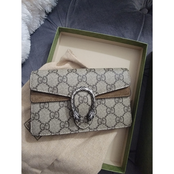Gucci dionysus leather super mini bag